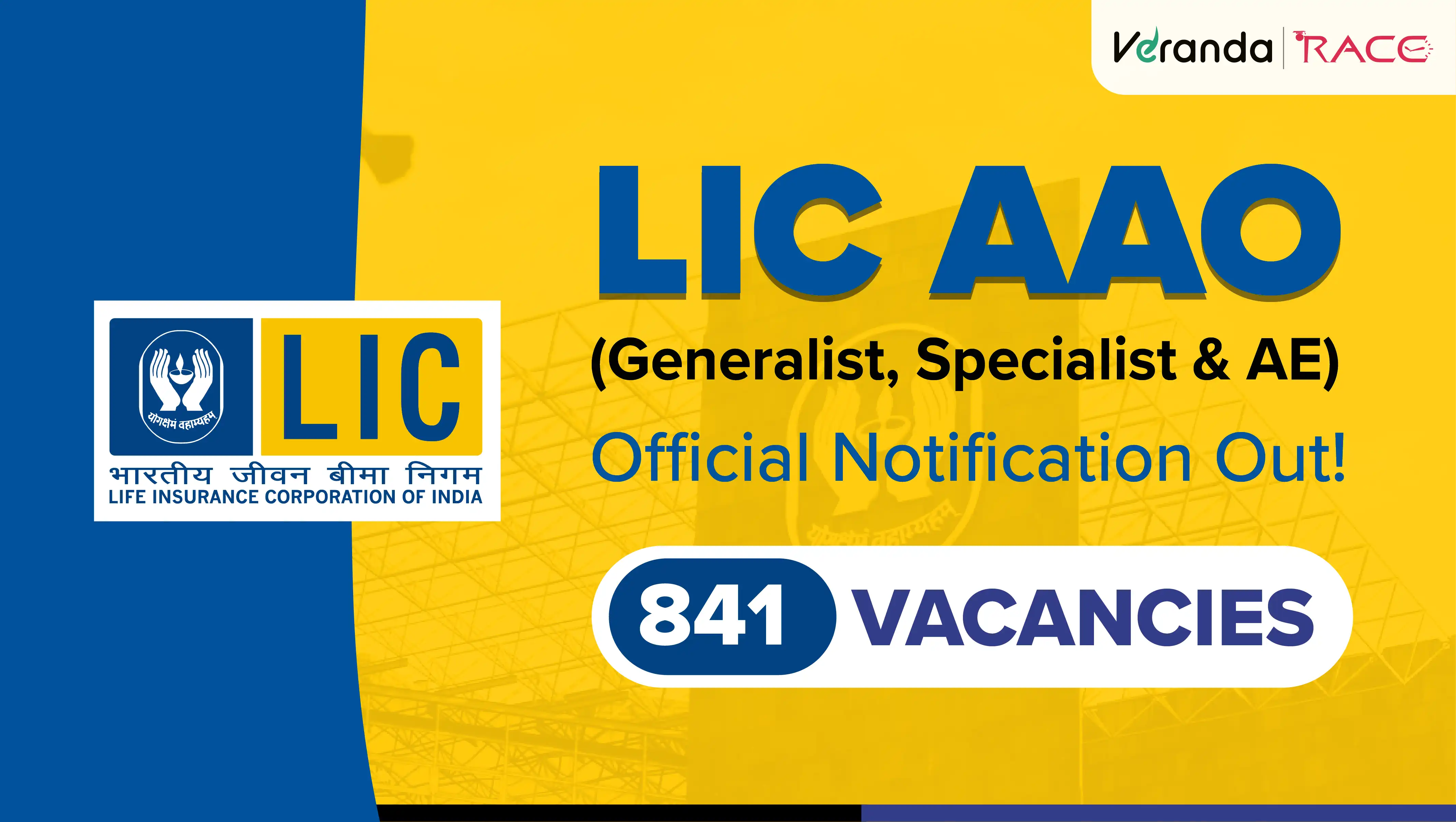 LIC AAO 2025 Exam Notification Out for 841 Generalist, Specialist and Asst. Engineer Vacancies; Apply Now @ https://licindia.in